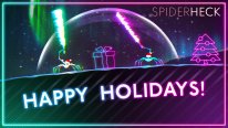 Carte vœux Noël 2021 tinyBUILD Spiderheck