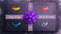 Carte vœux Noël 2021 Warner Bros Games Gotham Knights
