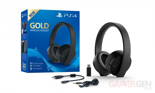 casque micro sans fil or PS4 PS VR  (1)