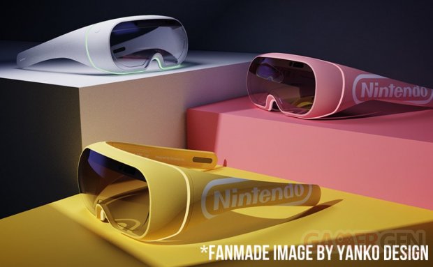 casque VR Nintendo fanart
