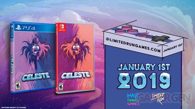Celeste Limited Run Games 08 12 2018