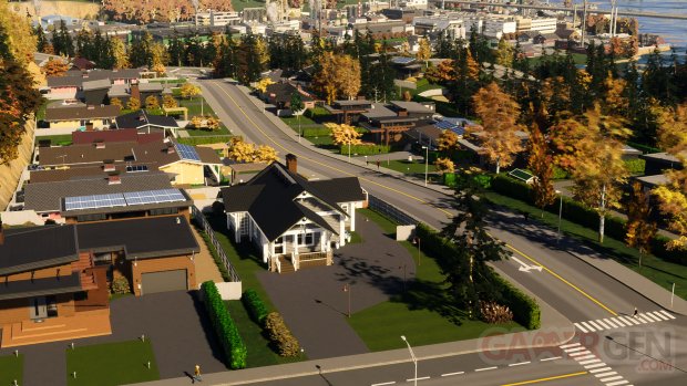 Cities Skylines 2 II Screenshot Suburb Autumn rescale