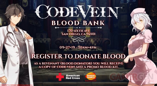 Code Vein Don Sang Bandai Namco Croix Rouge TwitchCon San Diego