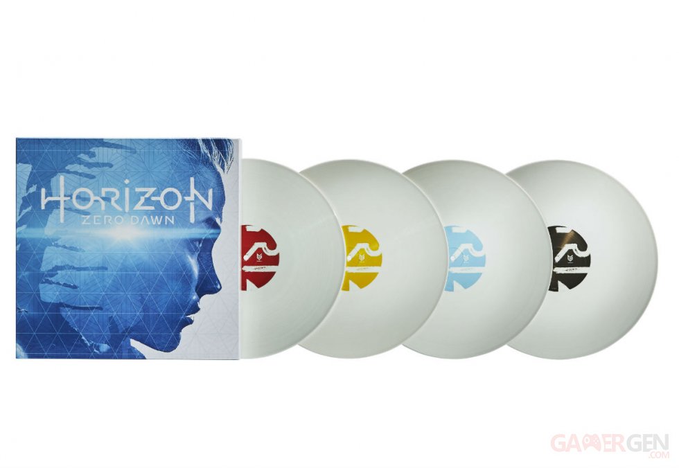 Coffret vinyles blancs bande originale Horizon Zero Dawn (5)