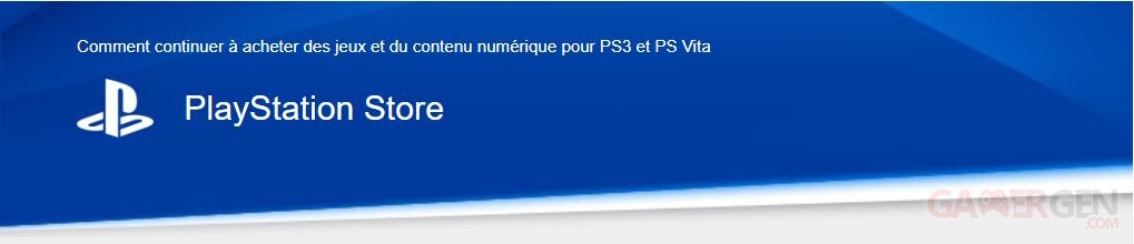 PS3 et PSVita : acheter des jeux sur le PlayStation Store ne sera bientôt  plus possible directement ! 
