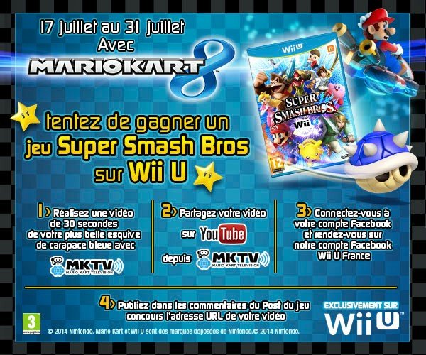 Concours Mario Kart 8 Super Smash Bros