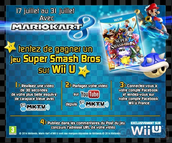 Concours Mario Kart 8 Super Smash Bros