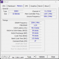 CPU Z mem