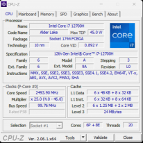 CPU Z proc