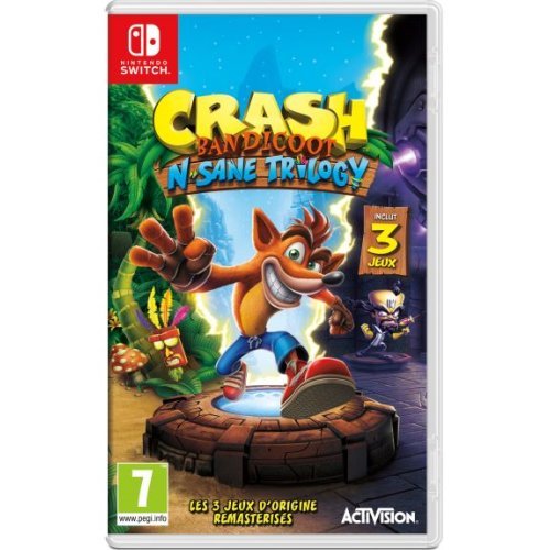 Crash Bandicoot N. Sane Trilogy images jaquette switch