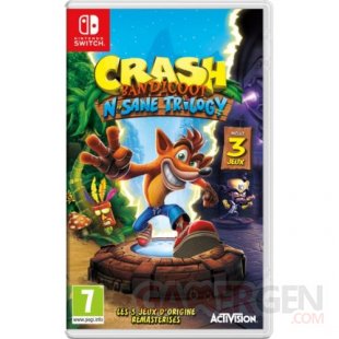 Crash Bandicoot N. Sane Trilogy images jaquette switch