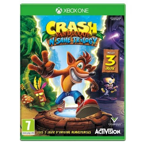 Crash Bandicoot N. Sane Trilogy images jaquette xbox one