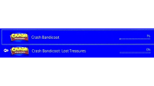 Crash Bandicoot N. Sane Trilogy trophées DLC Lost Treasures PSN