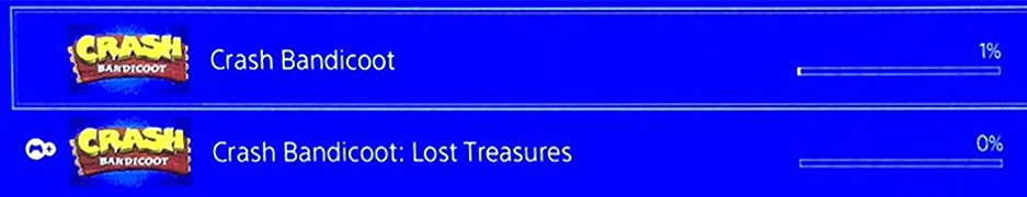 Crash Bandicoot N. Sane Trilogy trophées DLC Lost Treasures PSN