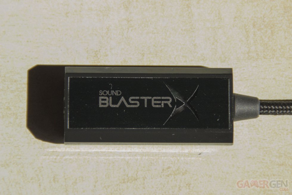 Creative Sound BlasterX G1 Carte son USB portable 7-1 PC Ps4 Test Note Avis Review photos GamerGen Clint008 (7)