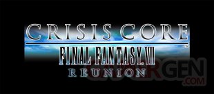 Crisis Core Final Fantasy VII Reunion logo noir 17 06 2022