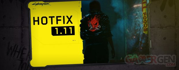 Cyberpunk 2077 patch hotfix 1 11