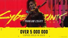 Cyberpunk 2077 Phantom Liberty 5 millions ventes