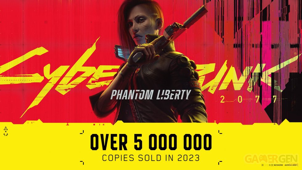 Cyberpunk 2077 Phantom Liberty 5 millions ventes
