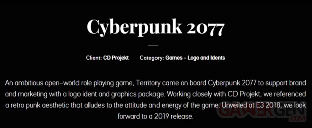 Cyberpunk 2077 Territory Studio