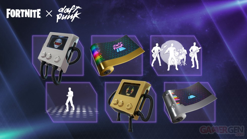 Daft Punk Fortnite Experience ItemShop_Accessories