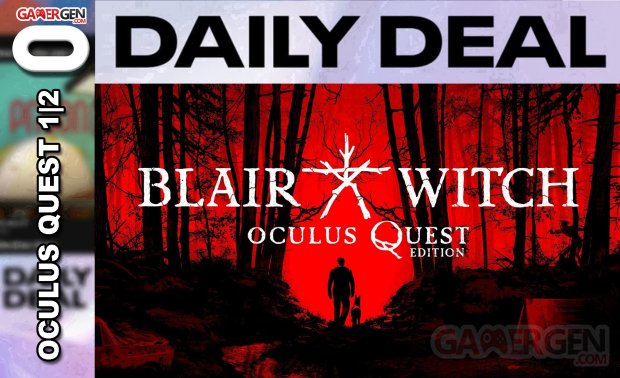 Daily Deal Oculus Quest 2021.07.25   Blair Witch Quest Edition
