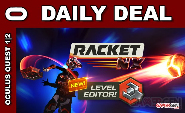 Daily Deal Oculus Quest 2021.08.09   Racket NX