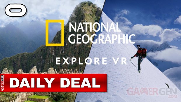 Oferta diaria Oculus Quest 2021.09.23 National Geographic Explore VR