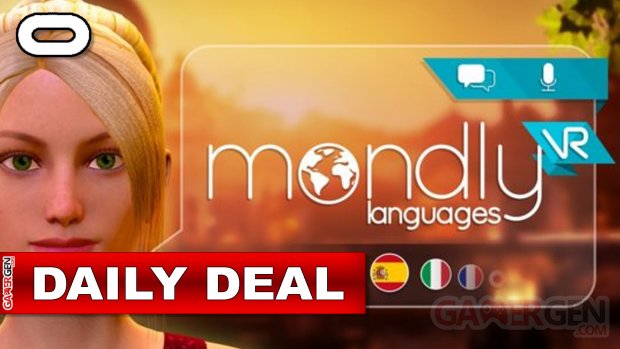 Daily Deal Oculus Quest Mondly Pratiquez les langues en VR copie