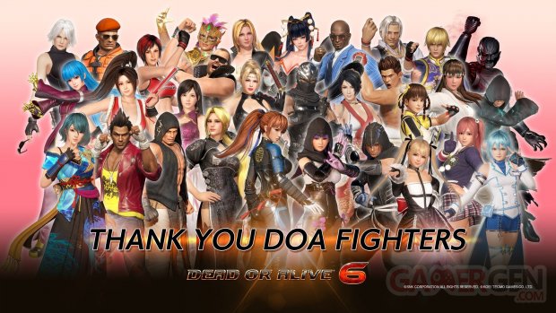 Dead or Alive 6 Thanks