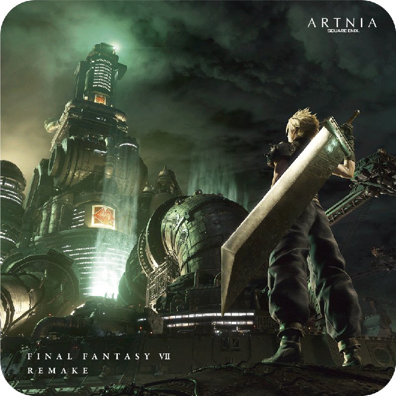 Dessous de verre Tokyo Final Fantasy VII Remake image (1)