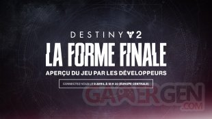 Destiny 2 La Forme Finale The Final Shape gameplay showcase présentation 03 04 2024
