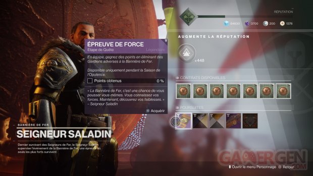 Destiny 2 Renégats Bannière de Fer 06 24 06 2019