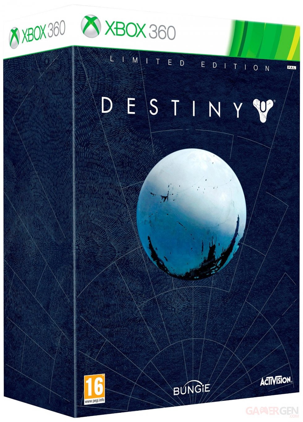 destiny edition limitée PEGI Jaquette Xbox 360