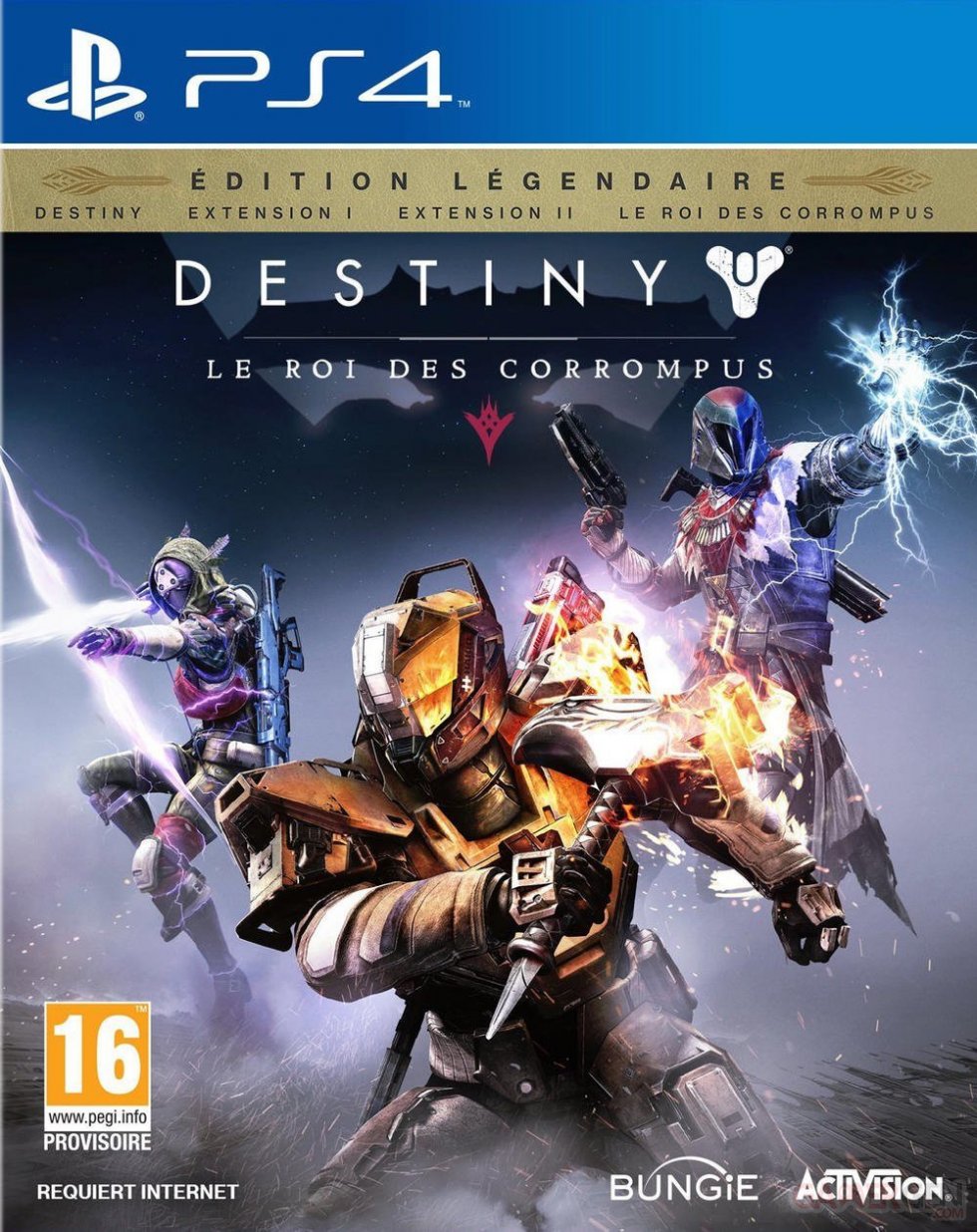 Destiny le roi des corrompus jaquette edition legendaire