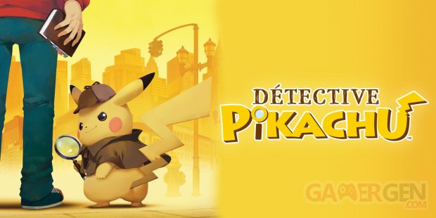 Détective Pikachu 3DS key art wallpaper fond écran FR