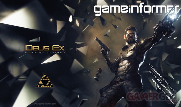 Deus Ex Human Mankind cover Game Informer