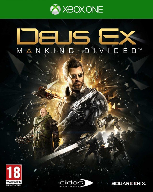 Deux Ex Mankind Divided jaquette Xbox One