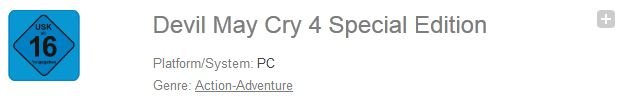 Devil May Cry Special Edition PC