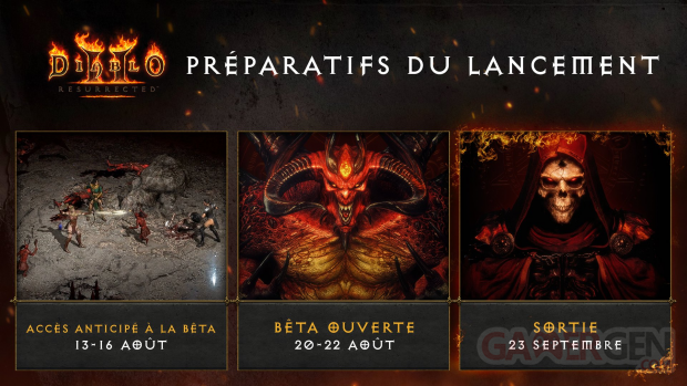 Diablo II Resurrected dates bêta ouverte