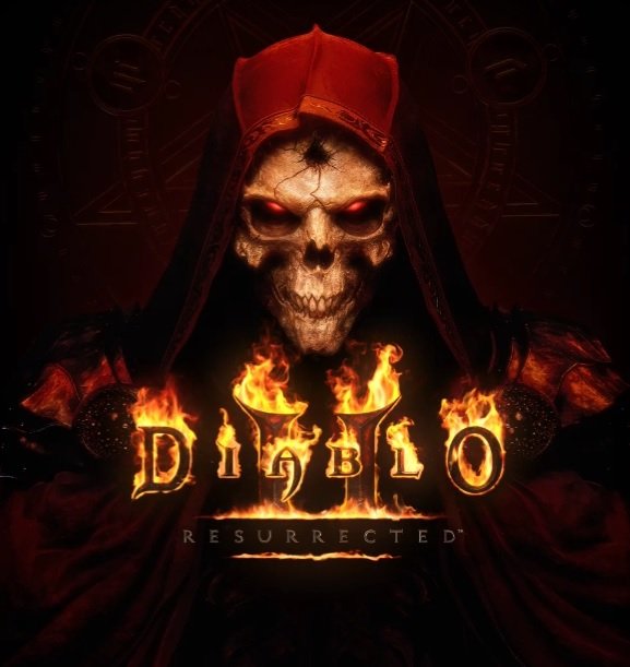 Diablo II Resurrected Logo Header Jaquette Cover