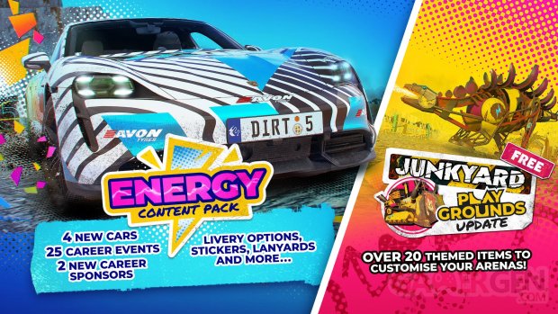 DIRT 5 Energy Content Pack Junkyard Playgrounds pic 1