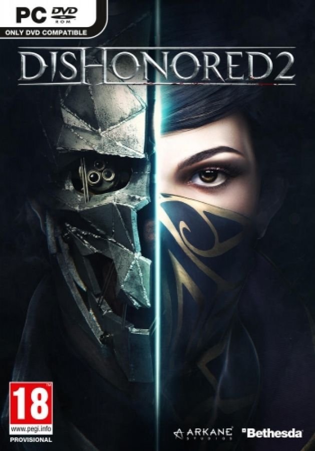 Dishonored 2 jaquette cover PC