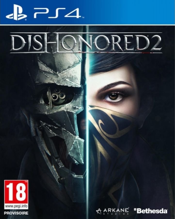 Dishonored 2 jaquette cover PS4