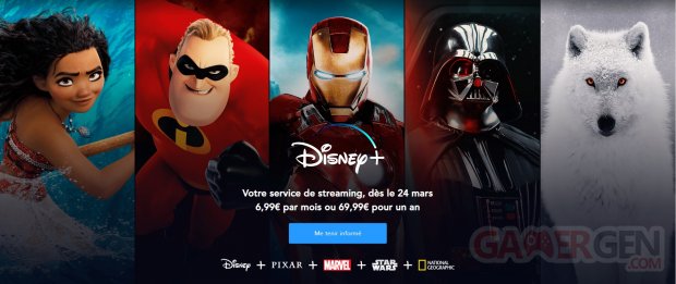 Disney+ Plus head banner prix date