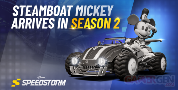 Disney Speedstorm Saison 2 Steambot Mickey Mouse