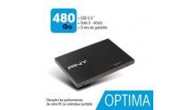 Disque dur interne SSD 480Go PNY OPTIMA 2.5 Serial ATA-600