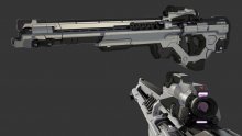DOOM - Cameron Kerby - Vortex Rifle Render