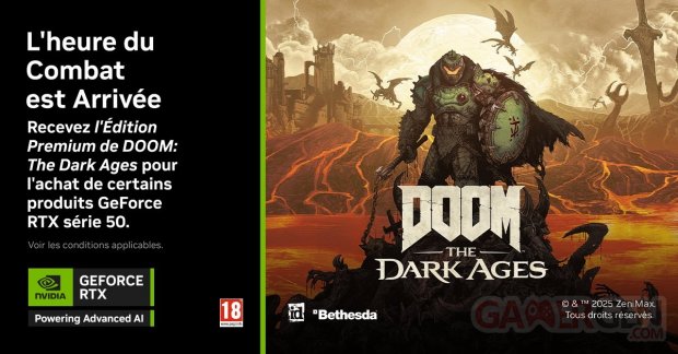 Doom Dark Ages GeForce RTX 50 NVIDIA Bundle