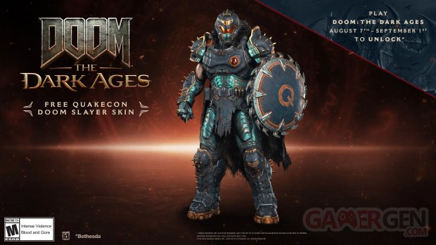 DOOM The Dark Ages SlayerSkin Vanities 16x9 Quakecon 01